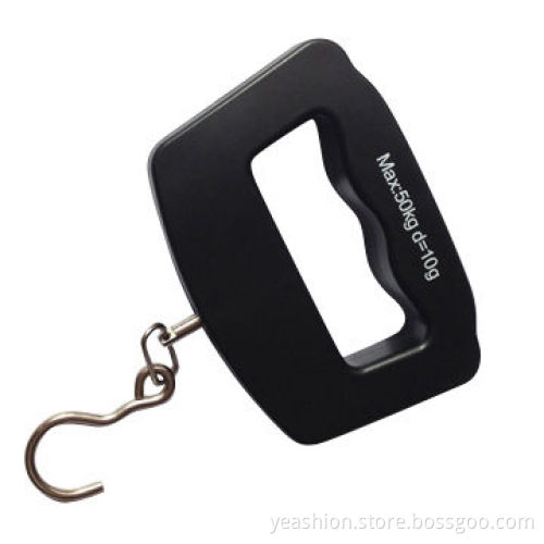 50kg/10g Digital Travel Luggage Scale with Tape, LCD Display, Backlight and Low-battery Indication